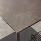 HPL-Gartentisch mit Aluminiumstruktur Made in Italy - Carl Viadurini