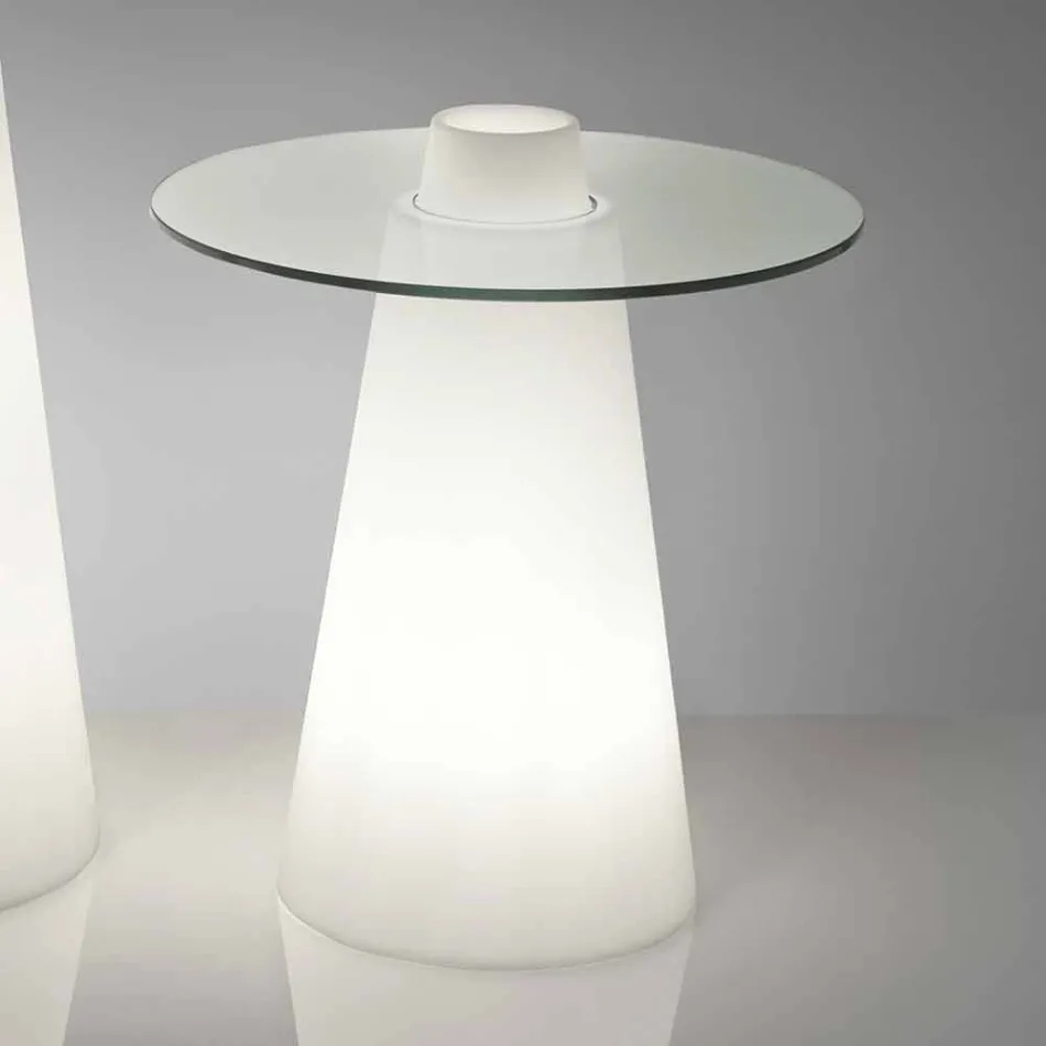 Helles Tischglas aus Polypropylen (H80), hergestellt in Italien Viadurini