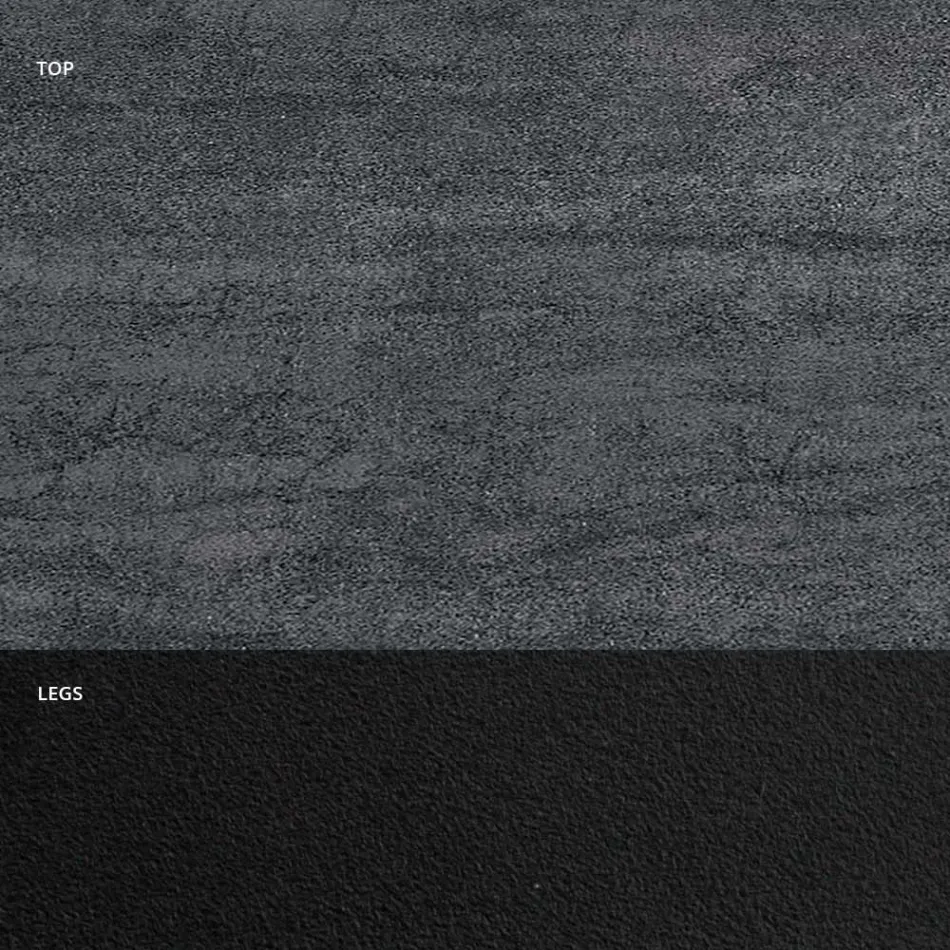 Tonnenförmiger Esstisch aus Hypermarble, hergestellt in Italien – Ezzellino Viadurini