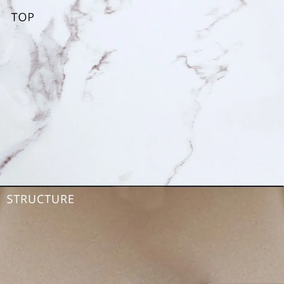 Ausziehbarer Outdoor-Esstisch 318 cm aus Aluminium und Steinzeug – Filomena Viadurini