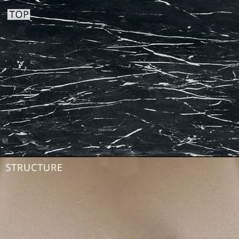 Ausziehbarer Outdoor-Esstisch 318 cm aus Aluminium und Steinzeug – Filomena Viadurini