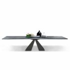 Ausziehbarer Esstisch auf 300 cm aus HPL-Laminat, hergestellt in Italien – Dalmatiner Viadurini