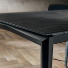 Ausziehbarer Esstisch bis 240 cm aus Laminam, hergestellt in Italien – fantastisch Viadurini