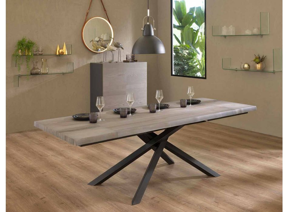 Ausziehbarer Esstisch Bis zu 240 cm aus Holz Made in Italy - Xino