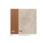 Ausziehbarer Esstisch bis zu 280 oder 298 cm, Keramik, Metall - Revia Viadurini