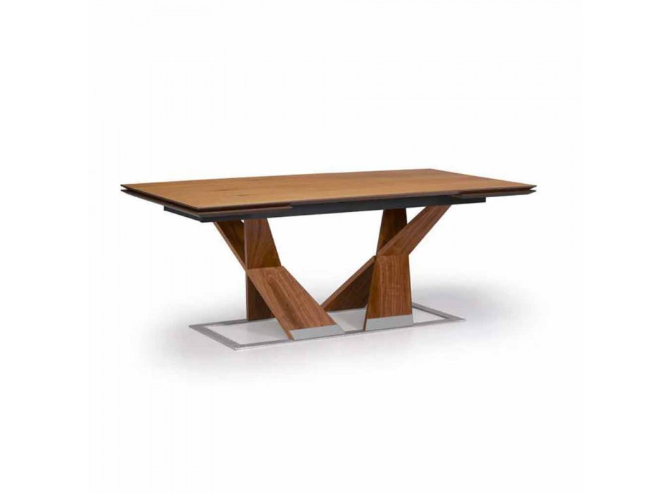 Ausziehbarer Esstisch Bis zu 294 cm aus Holz Made in Italy - Monique