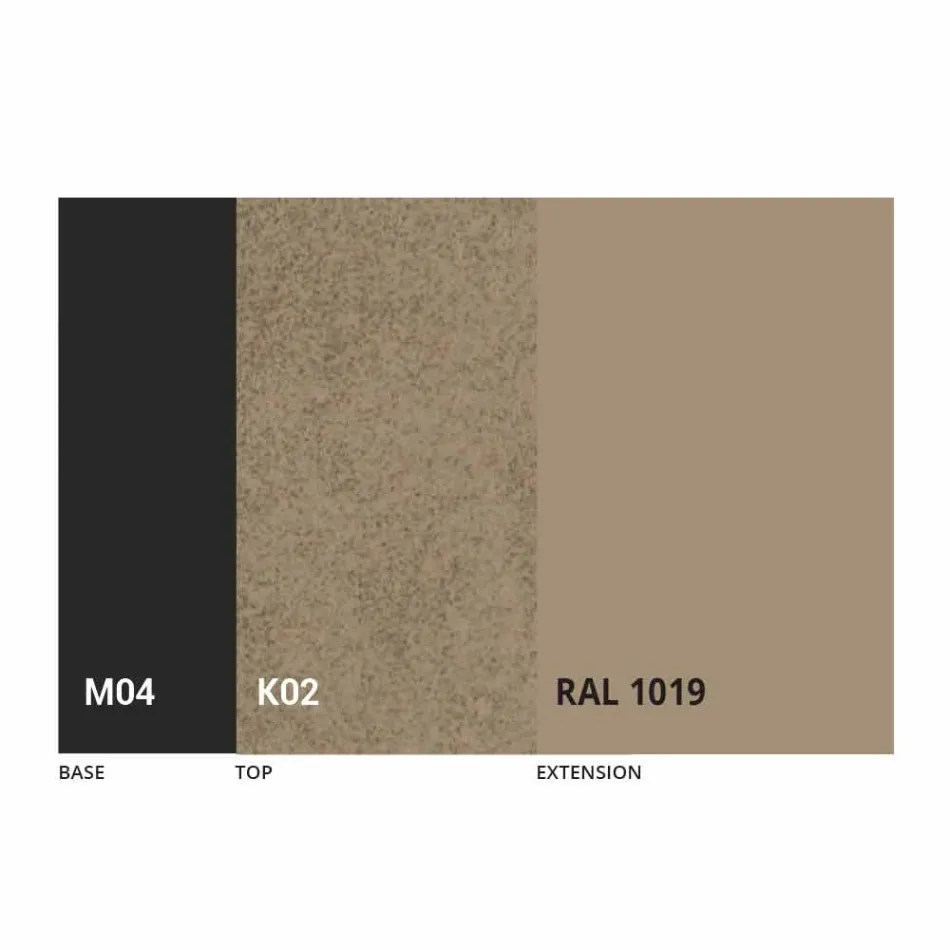 Ausziehbarer Esstisch Bis zu 310 cm in Keramik Made in Italy - Pitagora Viadurini