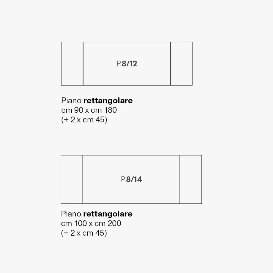 Ausziehbarer Esstisch aus Metall und Glaskeramik Made in Italy - Circe Viadurini