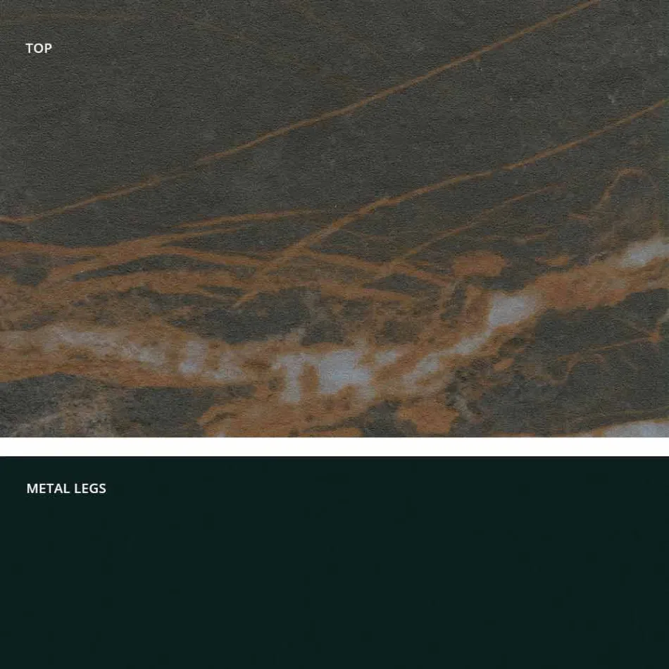 Ausziehbarer Esstisch aus Keramikglas made in Italy, Wilmer Viadurini