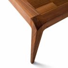 Esstisch ausziehbar natürlichen Nussbaum Holz modernes Design Sanni Viadurini