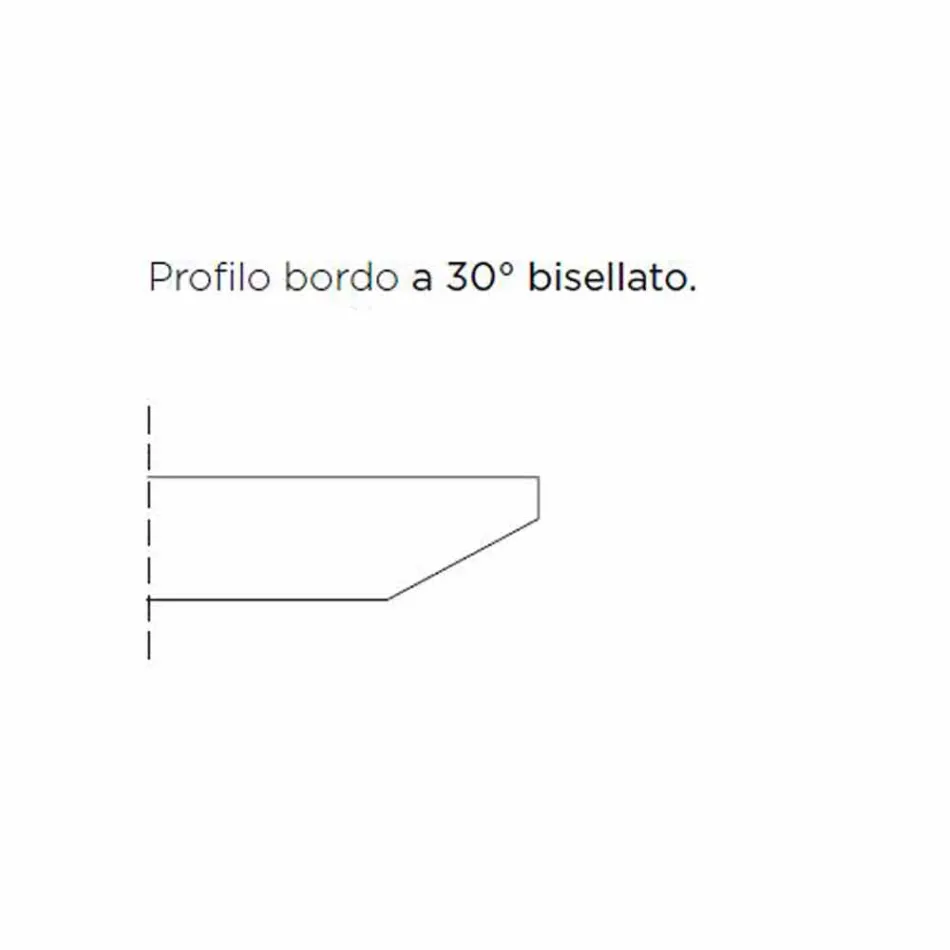Esstisch mit tonnenförmiger Platte aus HPL-Laminat, hergestellt in Italien – Settimmio Viadurini