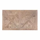 Homemotion Esstisch mit Platte und Beinen aus Ulmenholz - Ulme Viadurini