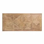 Homemotion Esstisch mit Platte und Beinen aus Ulmenholz - Ulme Viadurini