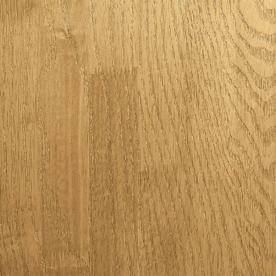 Esstisch mit Platte aus echtem Massivholz und Metallgestell - Ibisco Viadurini