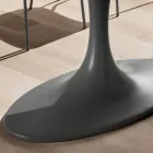 Hochwertiger Esstisch mit lackierter Glasplatte Made in Italy – Brontolo Viadurini