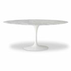 Esstisch mit ovaler Marmorplatte Made in Italy - Superb Viadurini