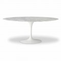 Esstisch mit ovaler Marmorplatte Made in Italy - Superb