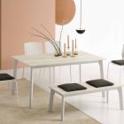 Design Esstisch, erweiterbar mit 6/8 Sitzplätzen - Arnara Basic Viadurini
