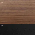 Furnierter Esstisch mit Stahlgestell, hergestellt in Italien – Dalmatiner Viadurini