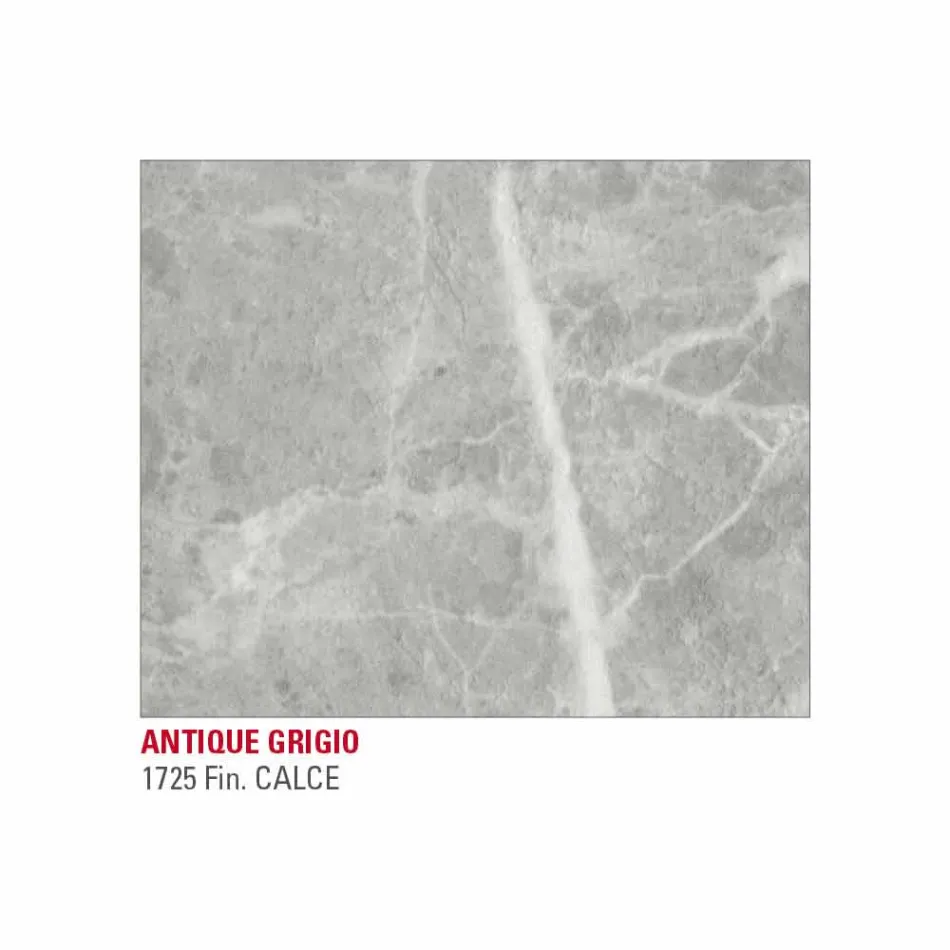 Esstisch in HPL-Marmoroptik und lackiertem Metall Made in Italy - Jupiter Viadurini