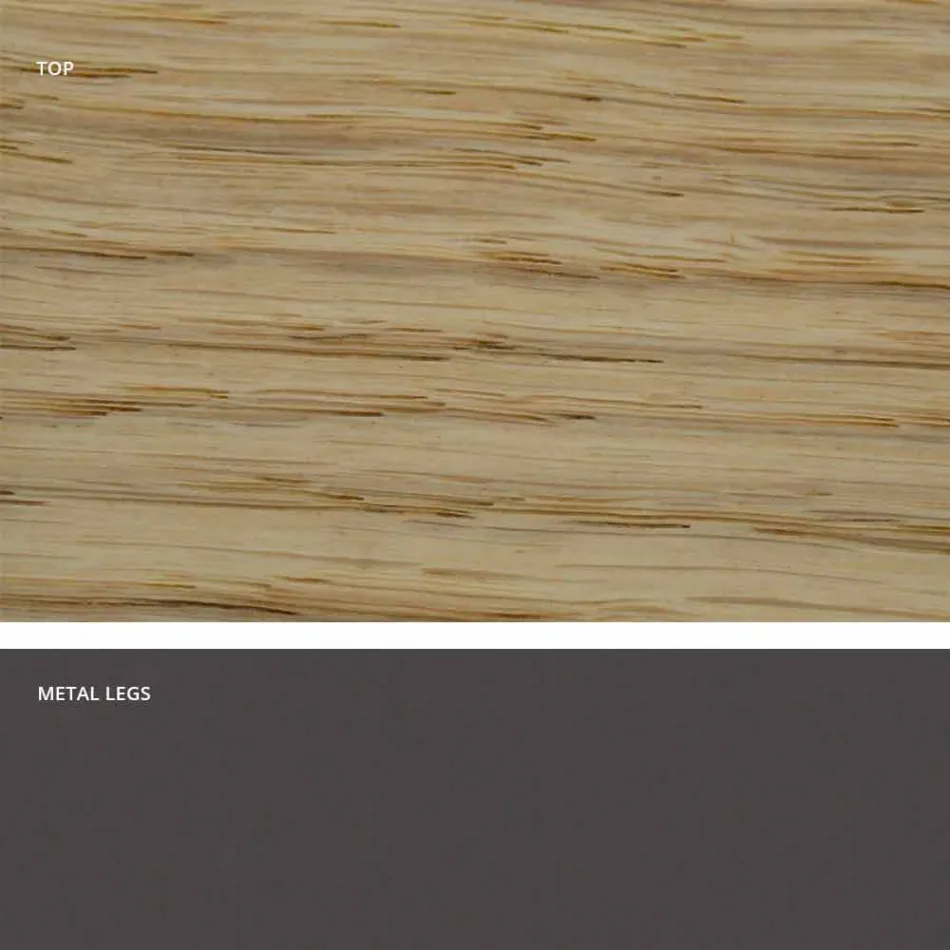 Esstisch aus modernem Massivholz made in Italy, Mitia Viadurini