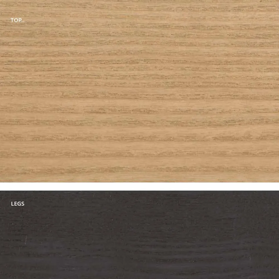 Esstisch aus Holz im MDF-Design, hergestellt in Italien, Egisto Viadurini