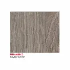 Esstisch aus Melamin und lackiertem Metall Made in Italy - Remigio Viadurini