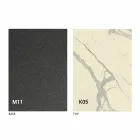 Esstisch aus Metall und Keramikplatte Made in Italy Design - Anaconda Viadurini