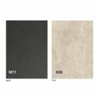 Esstisch aus Metall und Keramikplatte Made in Italy Design - Anaconda Viadurini