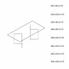 Design-Esstisch aus extraklarem Glas 8 Dimensionen - Pollinare Viadurini