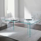 Design-Esstisch aus extraklarem Glas 8 Dimensionen - Pollinare Viadurini