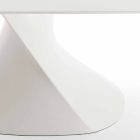 Clark moderner Esstisch in weißem MDF 100x200cm Eiche Viadurini