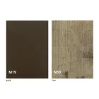 Moderner klappbarer Esstisch aus Holz und Metall Made in Italy - Menelao Viadurini