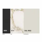 Runder ausziehbarer Esstisch aus Laminam Keramik Made in Italy - Lupetto Viadurini