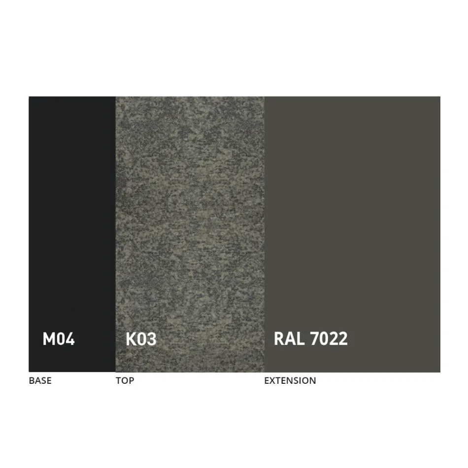 Runder ausziehbarer Esstisch aus Laminam Keramik Made in Italy - Lupetto Viadurini