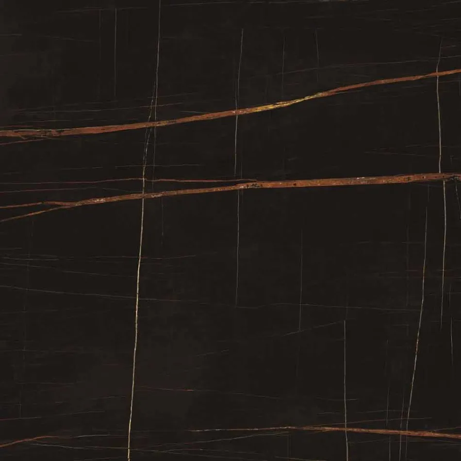 Runder Esstisch aus poliertem Steinzeug und Holz Made in Italy - Madame Viadurini