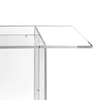 Selenia Minimalistischer Designtisch aus transparentem Plexiglas, hergestellt in Italien Viadurini