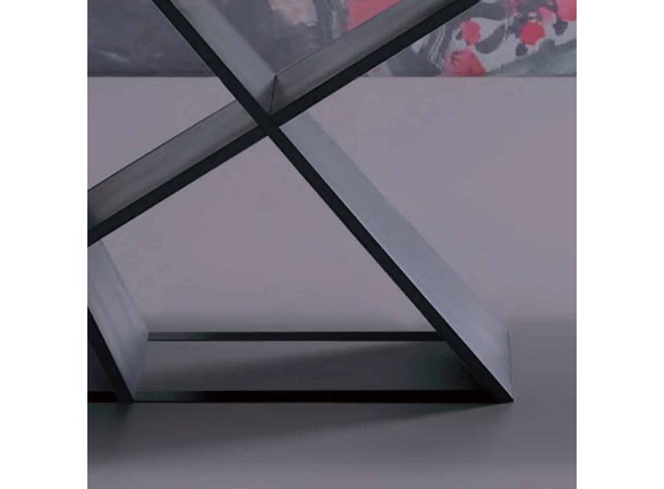 Ausziehbarer Designtisch Bis zu 294 cm mit Made in Italy Gres Top - Cirio