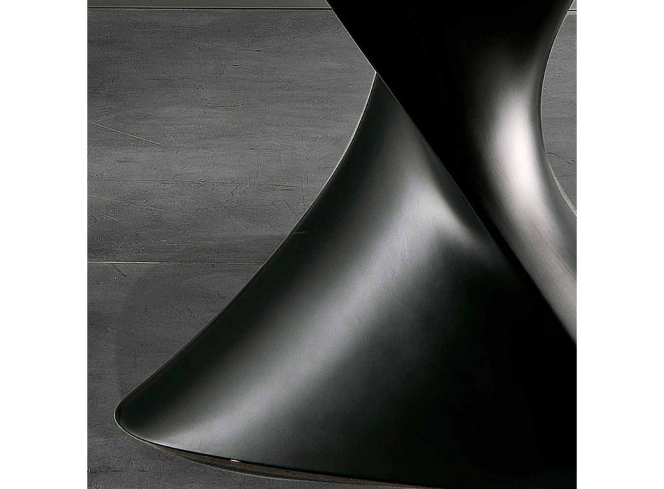 Moderner Glastisch aus Keramik, hergestellt in Italien, Clark Viadurini