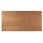 Fester Tisch 180x90 cm aus Eiche mit Eisengestell - Lega Viadurini