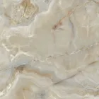 Fester Tisch mit fassförmiger Keramikplatte und Stahlgestell, hergestellt in Italien – Ezzellino Viadurini