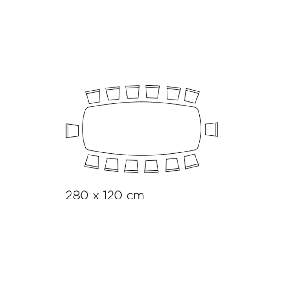 Fester Tisch mit polierter silberner Onyx-Keramikplatte, hergestellt in Italien – Grotta Viadurini