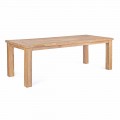 Gartentisch in Design Teakholz, 8 Sitze Homemotion - Hunter