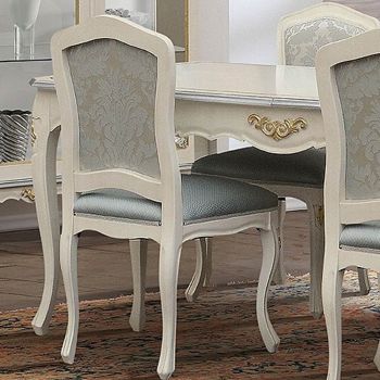 Ausziehbarer Holztisch 280 cm Klassischer Stil Made in Italy - Majesty