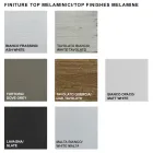 Ausziehbarer Tisch aus Melaminholz bis zu 470 cm, hergestellt in Italien – Gordito Viadurini