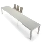 Ausziehbarer Tisch aus Melaminholz bis zu 470 cm, hergestellt in Italien – Gordito Viadurini