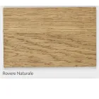 Tisch aus geknoteter Eiche mit Metallgestell Made in Italy - Sebastiano Viadurini