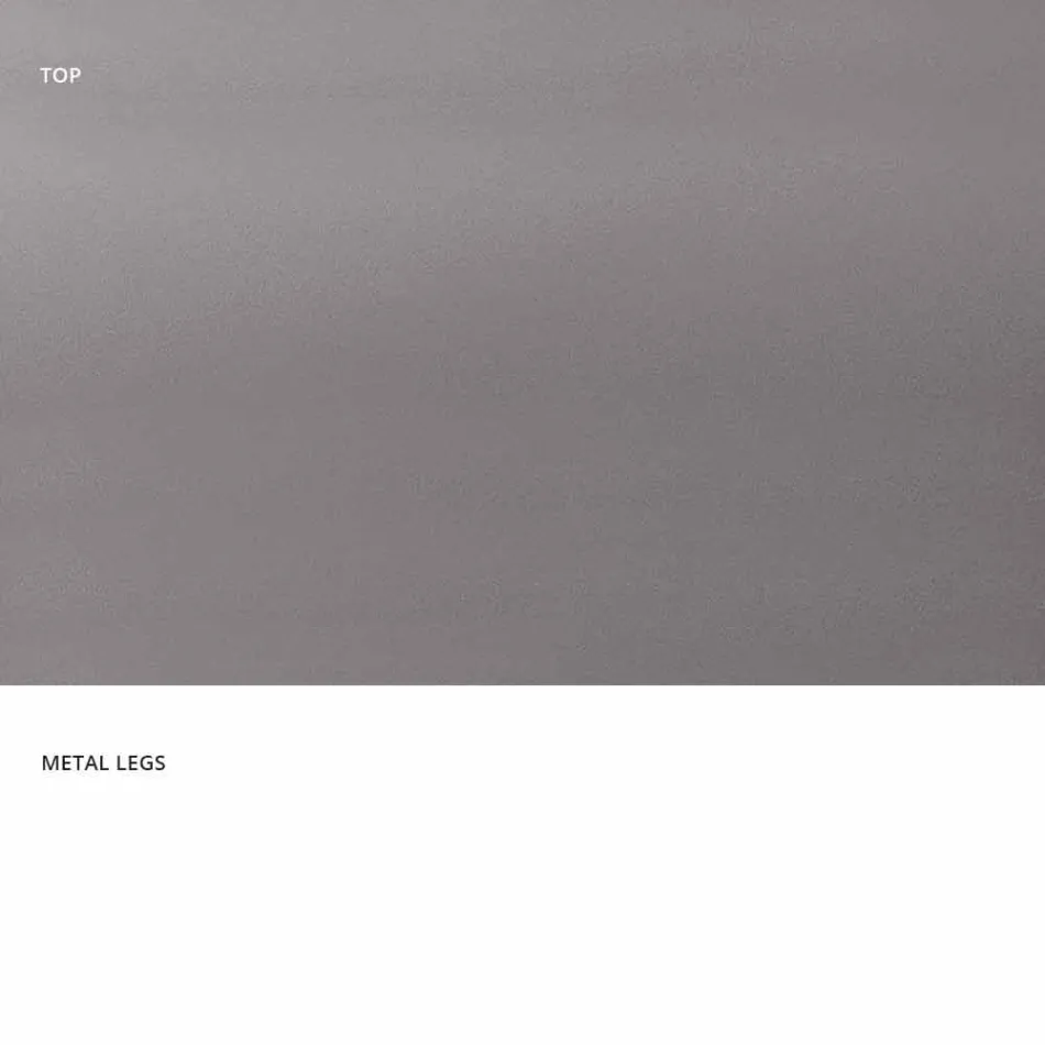 Tisch aus gehärtetem Glas in modernem Design, hergestellt in Italien, Clark Viadurini