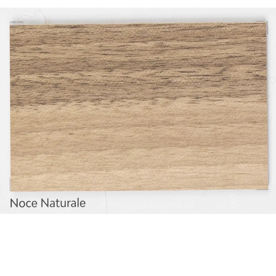 Wohnzimmertisch aus echtem massivem Nussbaumholz Made in Italy - Boromir Viadurini