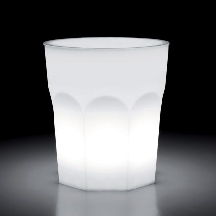 Outdoor-Design-Leuchttisch aus Polyethylen und HPL, hergestellt in Italien – Pucca Viadurini